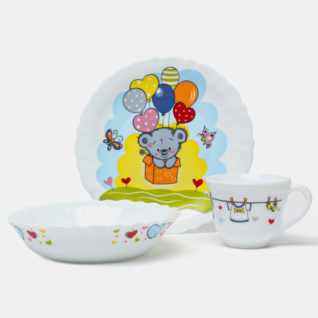 Набор посуды детский Pars Opal Jelly 3 пр. PO-3sd-773 118540