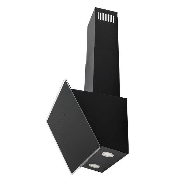 Вытяжка наклонная, настенная, Manya H6034BG, цвет Чёрный, ширина 59,5см.