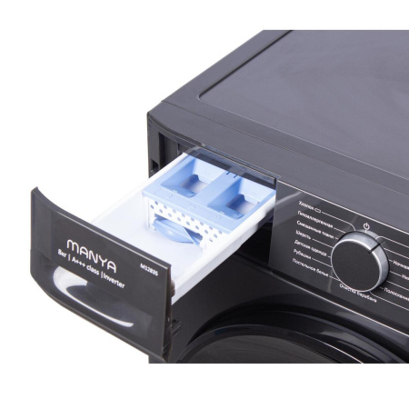 Стиральная машина с фронтальной загрузкой Manya M1283S, Max загрузка - 8кг, Max отжим - 1 200об/мин., цвет Серый