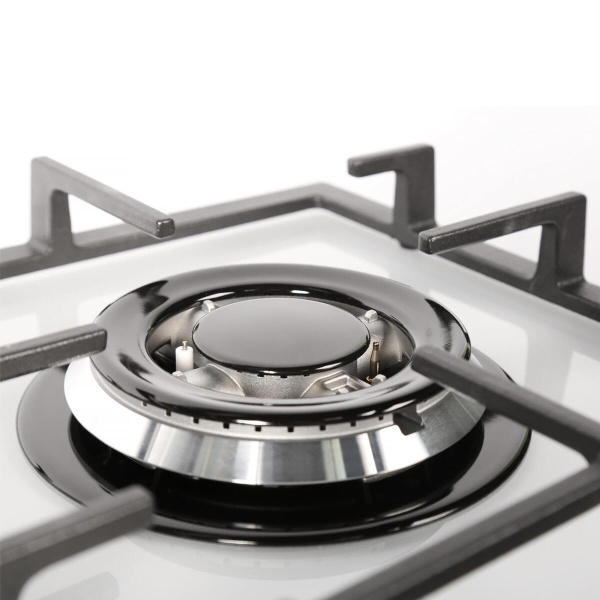 Встраиваемая варочная панель Газовая Gefest 2232-01 Р12, 60 см, цвет Белый