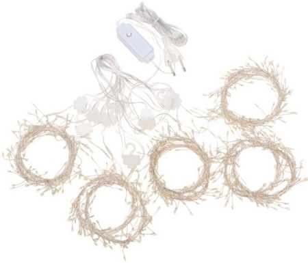 Гирлянда Neon Night Светодиодный фейерверк 3*3 м теплый белый 315-866