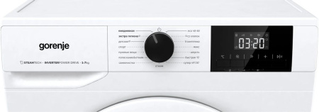 Стиральная машина с фронтальной загрузкой Gorenje W5NGPI72SBS/C, Max загрузка - 7кг, Max отжим - 1 200об/мин., цвет Белый