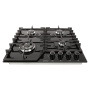 Встраиваемая варочная панель Газовая Gefest 2232-01 Р, 60 см, цвет Чёрный