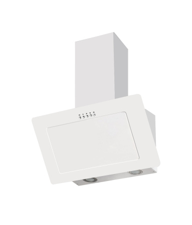 Вытяжка наклонная, настенная, Amari Vero 50, цвет Белое стекло, ширина 49,5см.