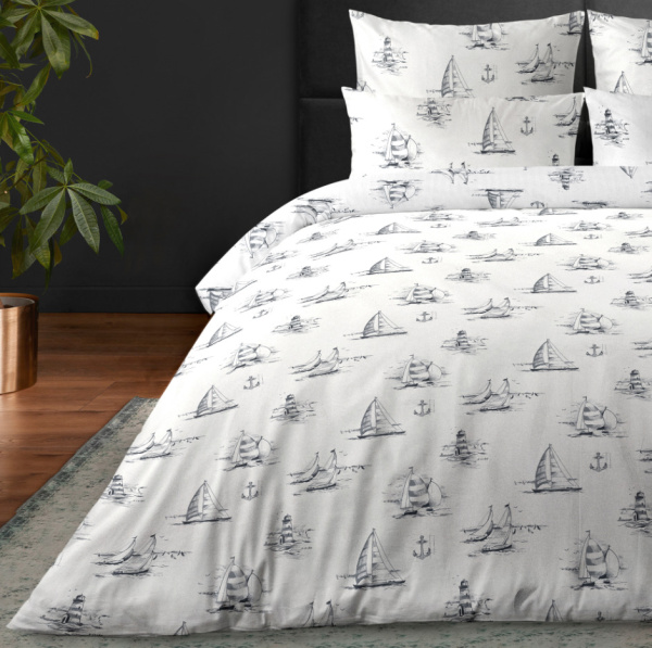 КПБ Евро Verossa Regatta gray 50/70, 70/70 Сатин 921447