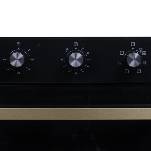 Встраиваемый Электрический духовой шкаф Oasis D-45MMB, цвет Чёрный