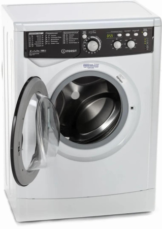 Стиральная машина с фронтальной загрузкой Indesit EWSD 51031 BK CIS, Max загрузка - 5кг, Max отжим - 1 000об/мин., цвет Белый