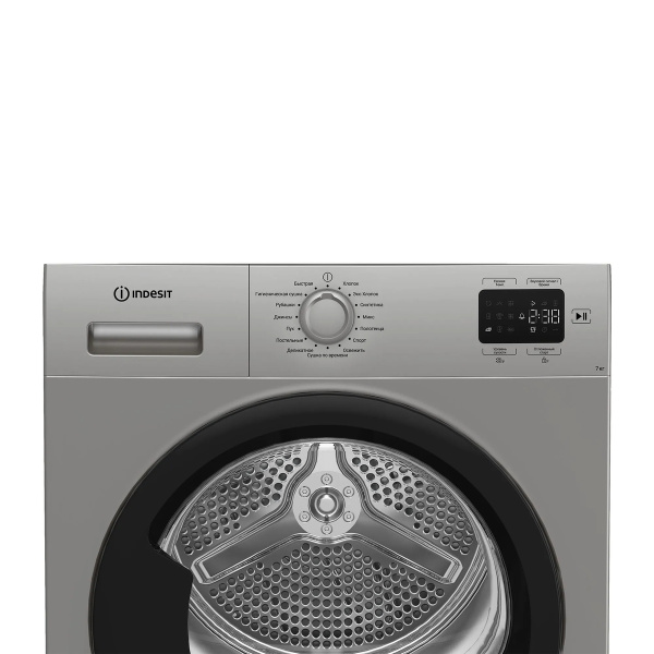 Сушильная машина Indesit IAS3725 S B, цвет Серый