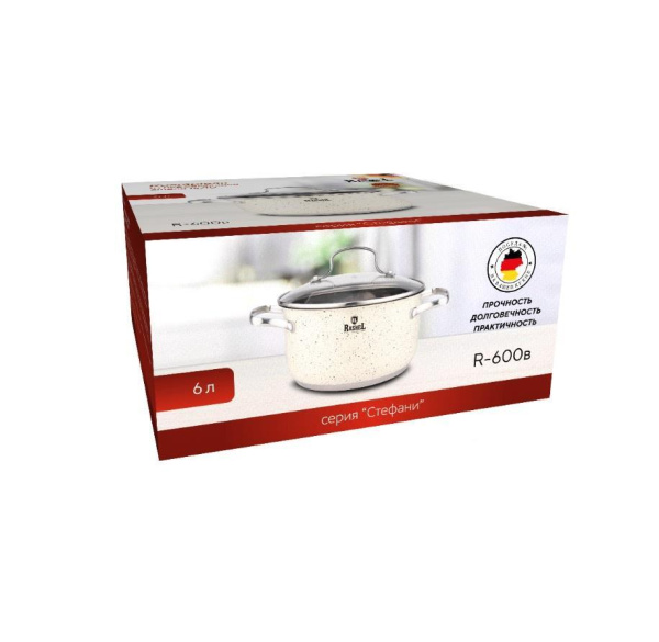 Кастрюля Rashel Стефани 6 л/24х13,5 см R-600в