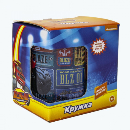 Кружка Вспыш и чудо-машинки Вездеход в подарочной коробке 230 мл 288800