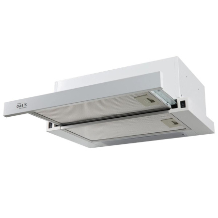 Встраиваемая вытяжка Oasis UV-50W, цвет Белый, ширина 50см.