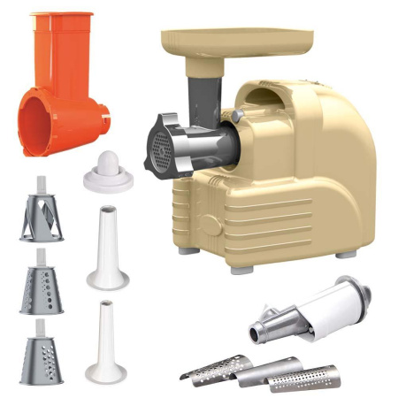 Мясорубка Аксион М63.02, цвет Бежевый, производительность 4 кг/мин, мощность 2 000 Вт