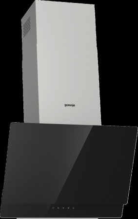 Вытяжка наклонная, настенная, Gorenje WHI649EXBG, цвет Чёрный, ширина 60см.