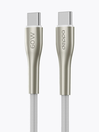 USB кабель Deppa Apollo USB Type-C - USB-С 60Вт (1м) 72603