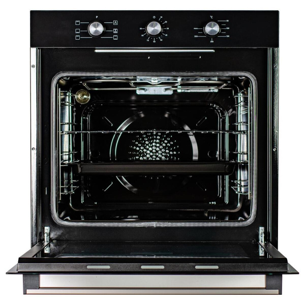 Встраиваемый Электрический духовой шкаф Carbonus 1 FA 622 AA BK, цвет Чёрный
