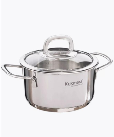 Кастрюля Kukmara Safia 1,8 л/16 см со стекл. крышкой SF-CA1816G