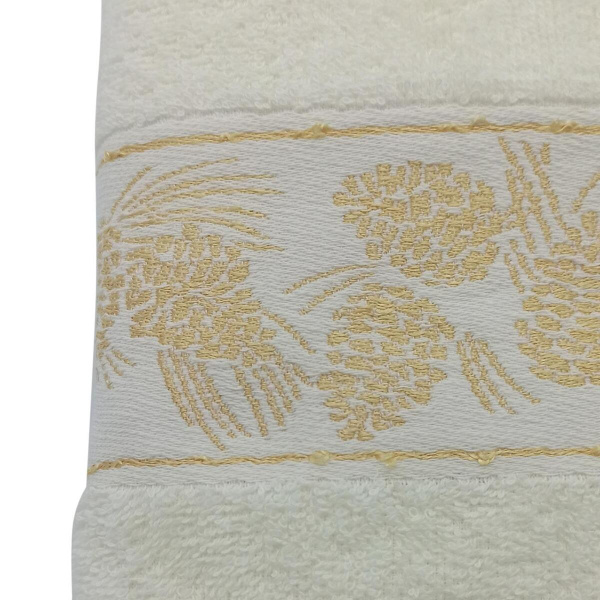 Полотенце Belezza Holly 70/130 Махра 002 Бежевый 6178664