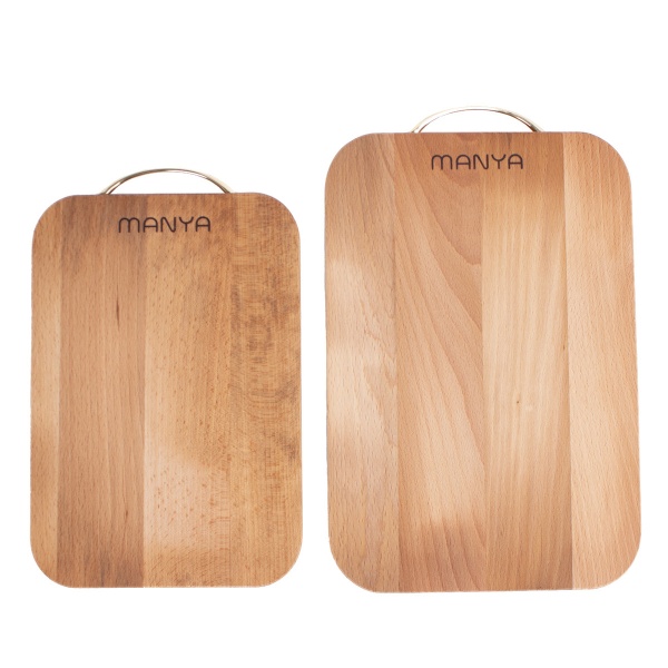 Набор досок разделочных Manya, материал бук 2 шт 24х35х1,6 см и 21х30х1,6 см