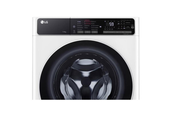 Стиральная машина с фронтальной загрузкой LG F2T5HG0W, Max загрузка - 7кг, Max отжим - 1 200об/мин., цвет Белый