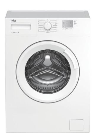 Стиральная машина с фронтальной загрузкой Beko WRS5511BWW, Max загрузка - 5кг, Max отжим - 1 000об/мин., цвет Белый