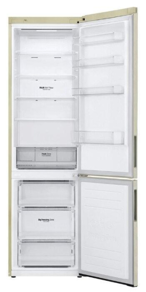 Холодильник LG GA-B509CEWL, цвет Бежевый