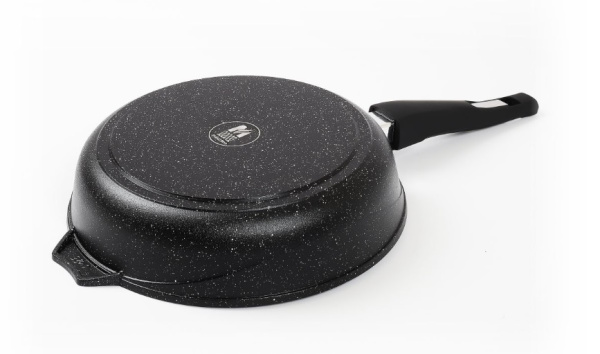 Сковорода Мечта Гранит Black Induction Pro со съемн. ручк. 28 см 028802И