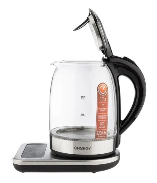 Электрический чайник Energy E-220E, цвет Серебристый