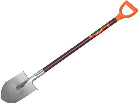 Лопата штыковая Молодость моя 0921-Ч нерж. сталь с черенком