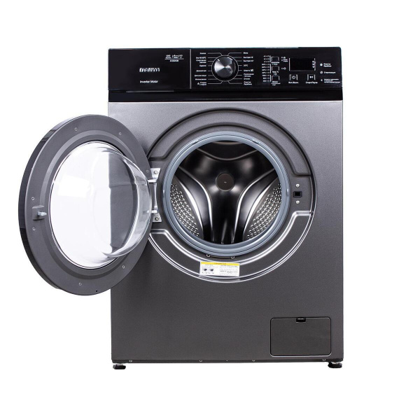 Стиральная машина с фронтальной загрузкой Manya M1064SBI, Max загрузка - 6кг, Max отжим - 1 000об/мин., цвет Серый