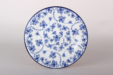 Тарелка Коралл Голубой ситец 20 см ZX2403-8FP 116487