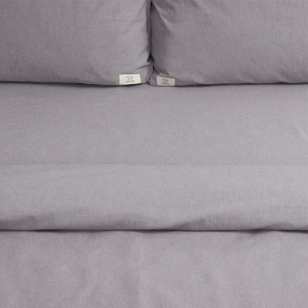 КПБ 2 сп Этель Denim 50/70 Жатый хлопок Серый 210245454