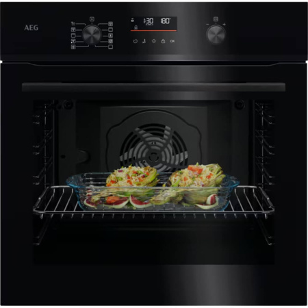 Встраиваемый Электрический духовой шкаф AEG NBU5P411SB, цвет Чёрный