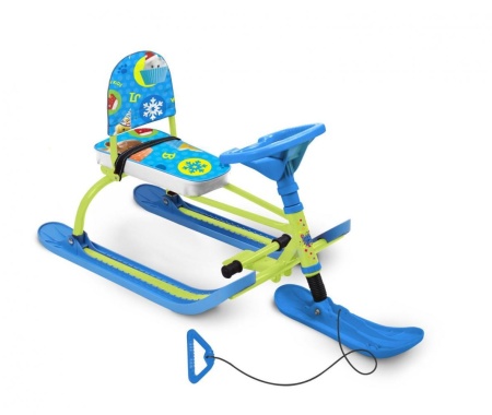 Снегокат Ника "Twiny1+" (с пушистыми зверями)