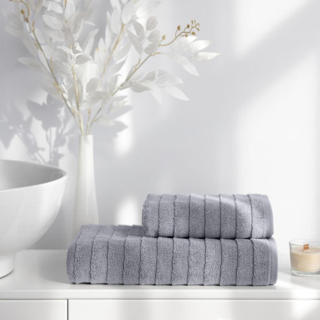 Полотенце Verossa 50/90 Steps Махра 520 гр/м2 Графит 925979