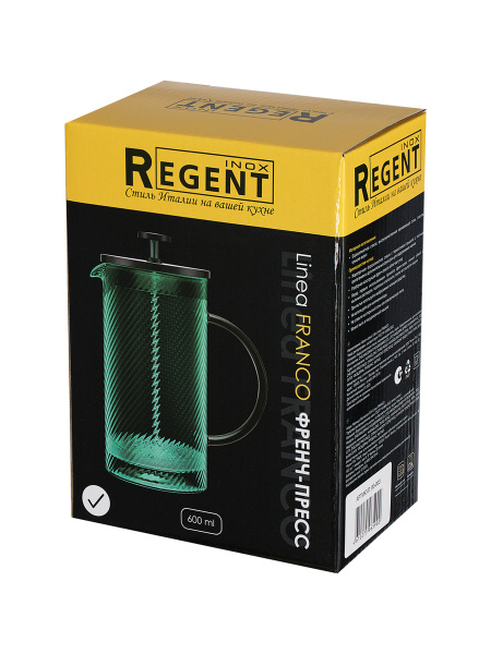 Френч-пресс Regent Linea Franco 0,6 л 80-003