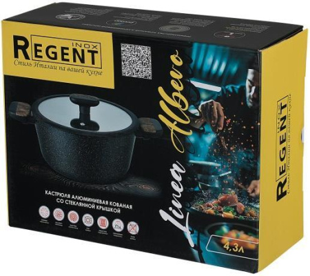 Кастрюля Regent Linea Albero 4,3 л 62-1424