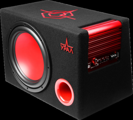 Автосабвуфер URAL АС-У12А ЧЕРНЫЙ