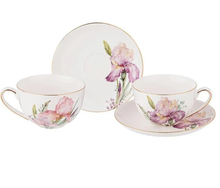 Чайный набор Lefard Irises 4 пр. на 2 пер. 280 мл 590-334