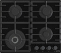 Встраиваемая варочная панель Газовая Gorenje GTW641BHF, 60 см, цвет Чёрный
