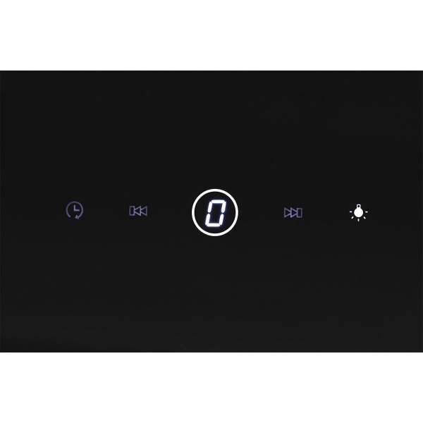 Вытяжка наклонная, настенная, Manya H6033BG, цвет Чёрный, ширина 59,5см.