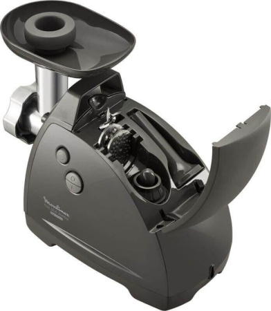 Мясорубка Moulinex ME682832, цвет Чёрный, производительность 2,6 кг/мин, мощность 2 000 Вт