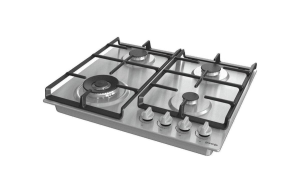 Встраиваемая варочная панель Газовая Gorenje GW641XHF, 60 см, цвет Нержавеющая сталь