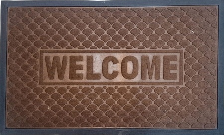 Коврик Graily Harmony придверный 60*90 коричневый GR-har6090-1w