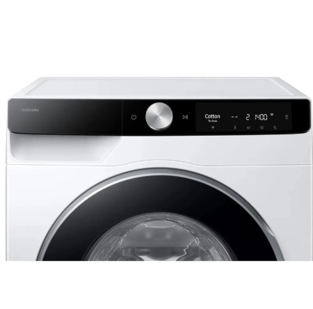 Стиральная машина с фронтальной загрузкой Samsung WW90DG6U94LKLD, Max загрузка - 9кг, Max отжим - 1 400об/мин., цвет Белый