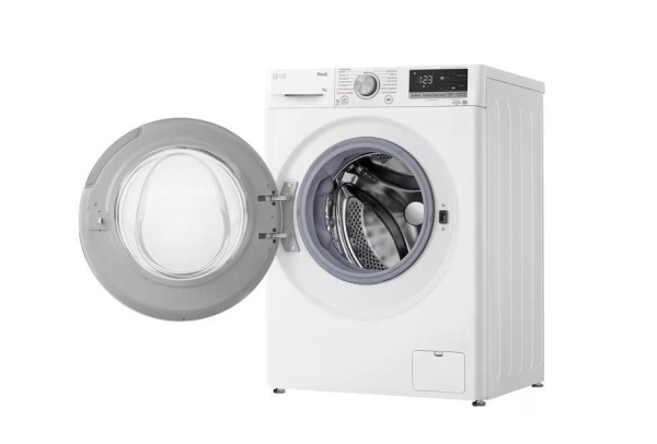 Стиральная машина с фронтальной загрузкой LG F4V5VS0W, Max загрузка - 9кг, Max отжим - 1 400об/мин., цвет Белый