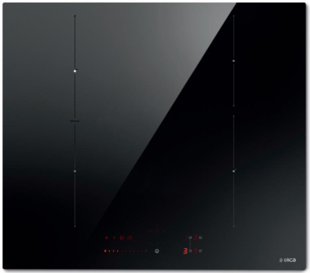 Встраиваемая варочная панель Индукционная Elica Ratio 604 Plus, 59 см, цвет Чёрный