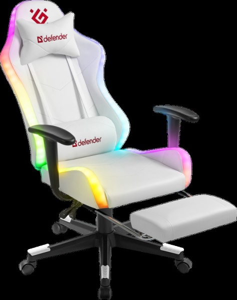 Игровое кресло Defender Watcher RGB Led White