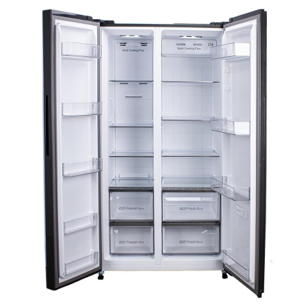 Холодильник Manya SBS185NGG, цвет Серый