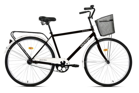 Велосипед Krakken Admiral 28 (28" 1 ск. рост 19") черный