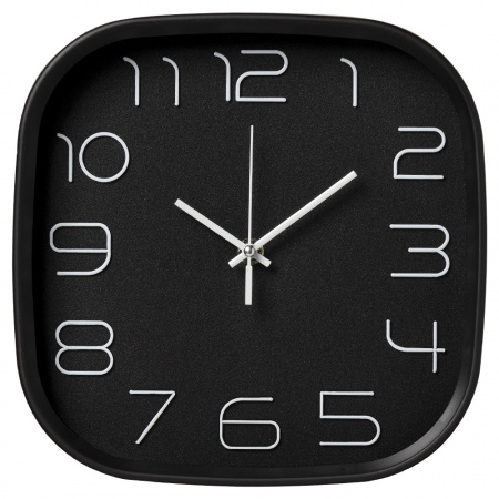 Часы настенные Рубин Классика 25х25см чёрный 2500-005